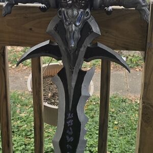 3D Printed World Of Warcraft Frostmourne Decorative Sword Wall Art
